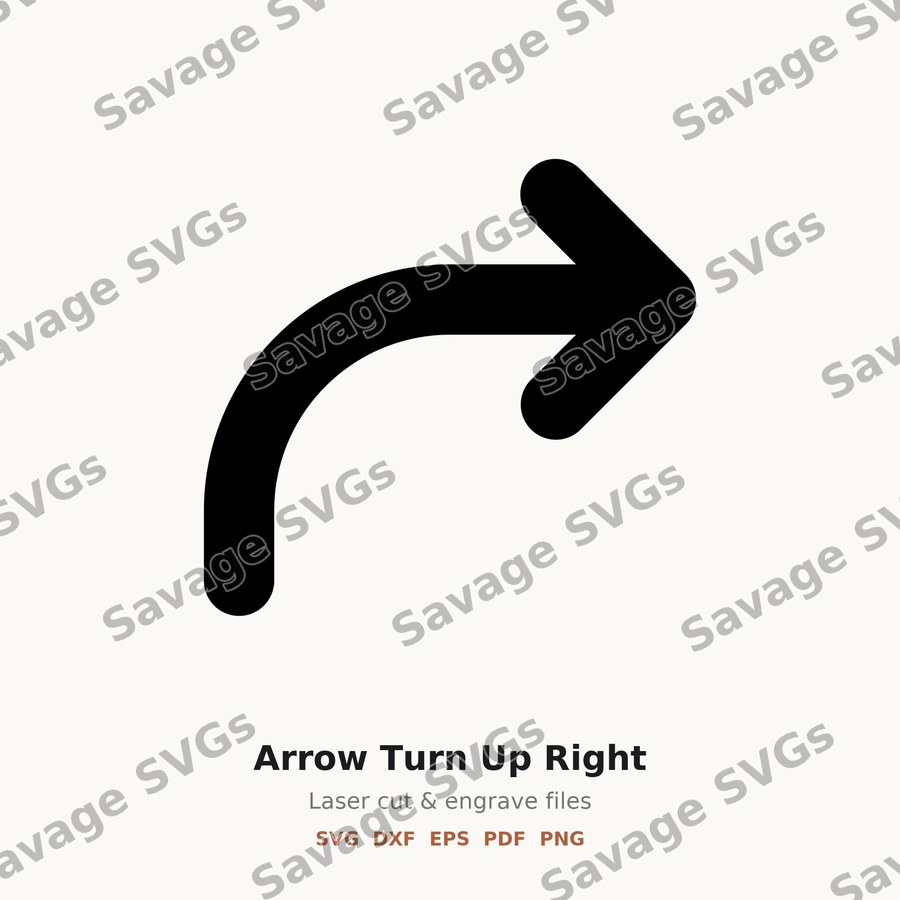 Arrow Turn Up Right