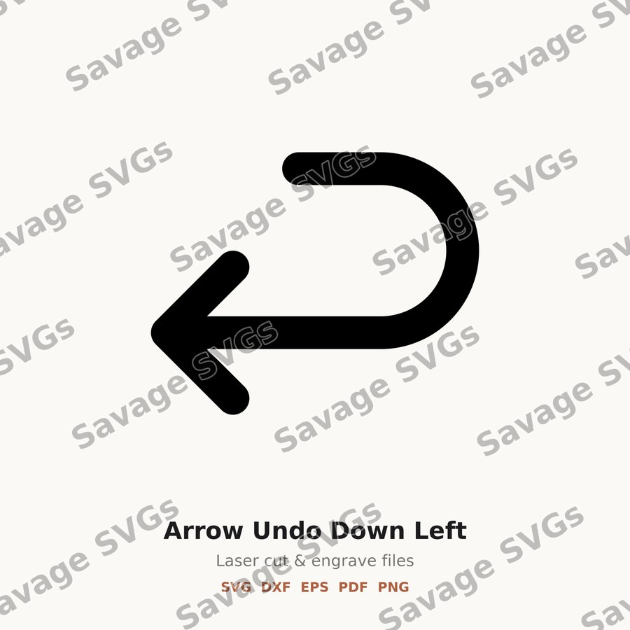 Arrow Undo Down Left