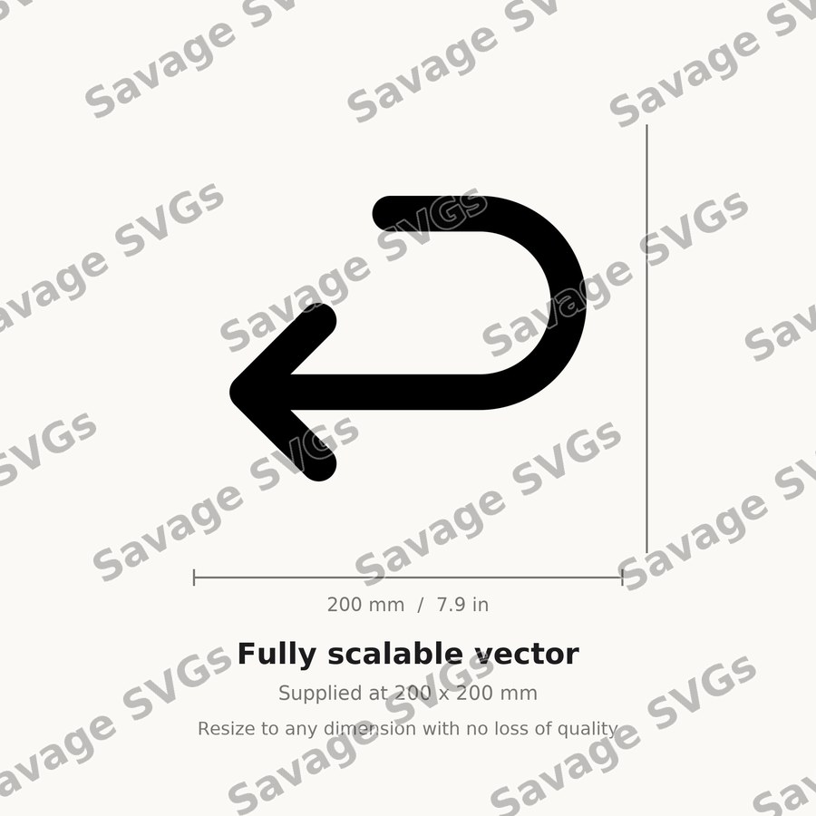 Arrow Undo Down Left
