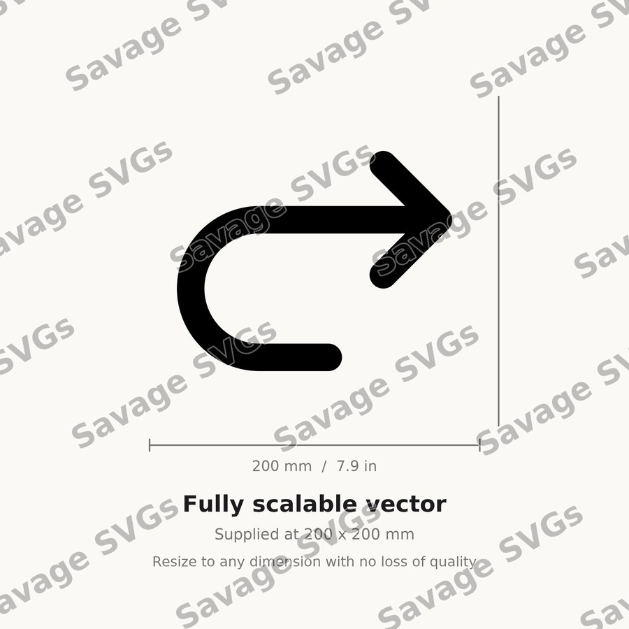 Arrow Undo Up Right