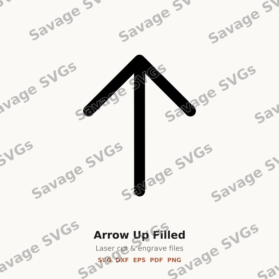 Arrow Up Filled