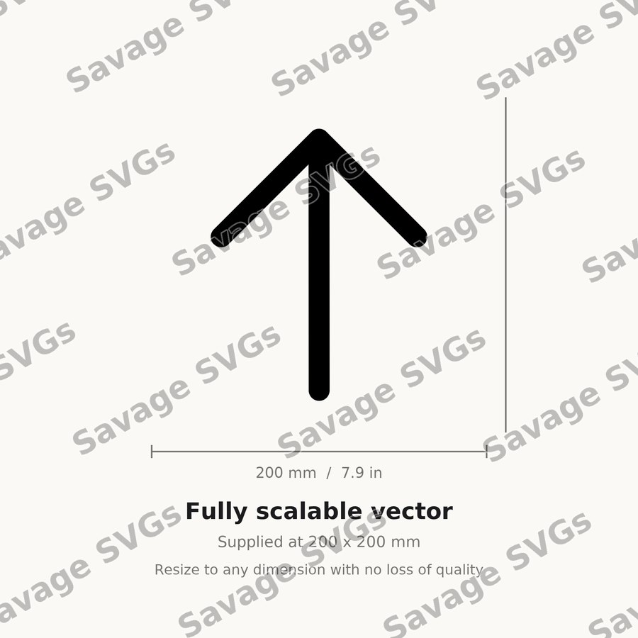 Arrow Up Filled