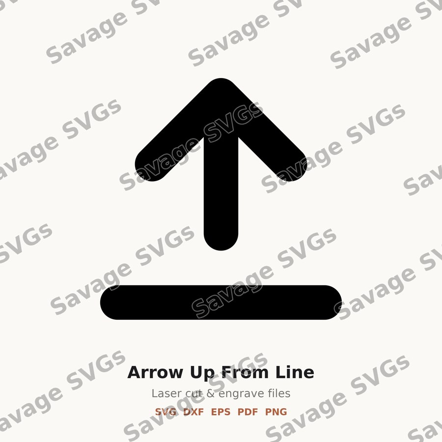 Arrow Up From Line