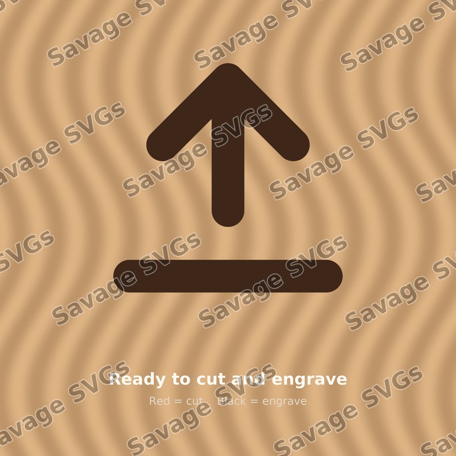 Arrow Up From Line