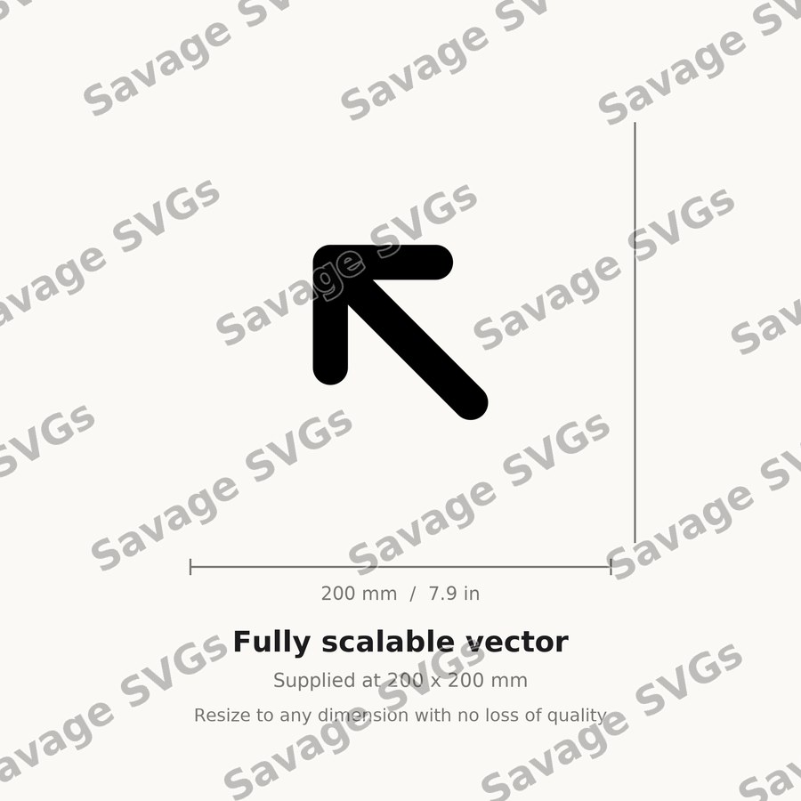 Arrow Up Left Sm