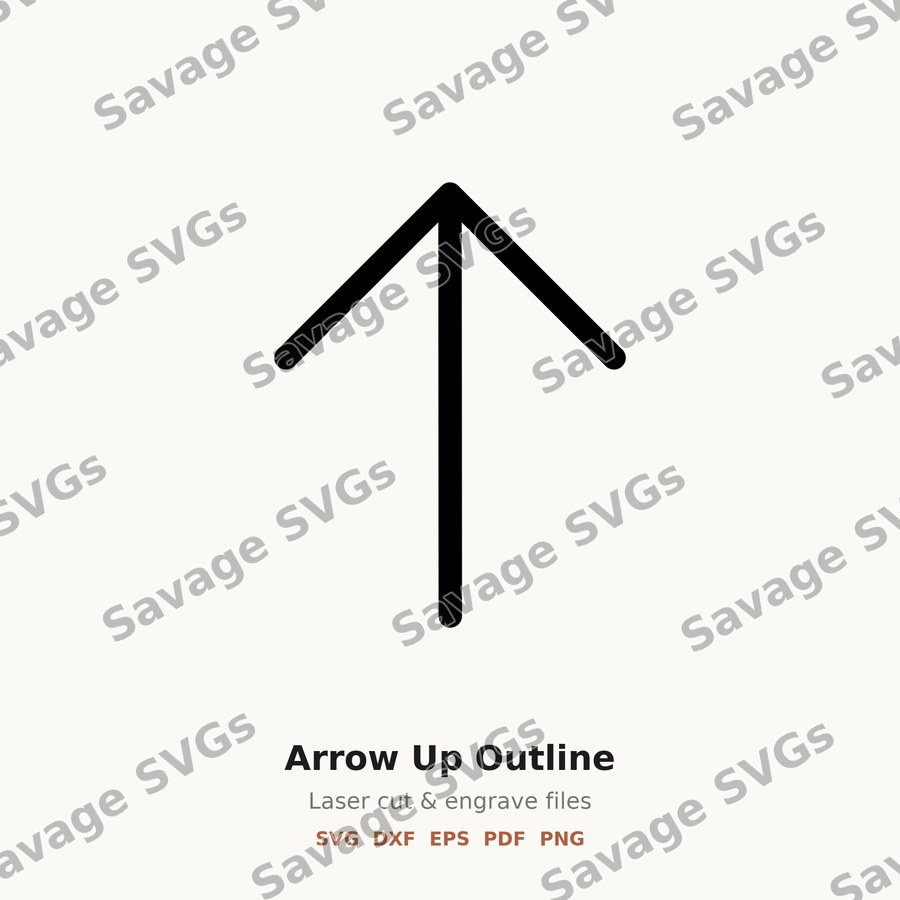 Arrow Up Outline
