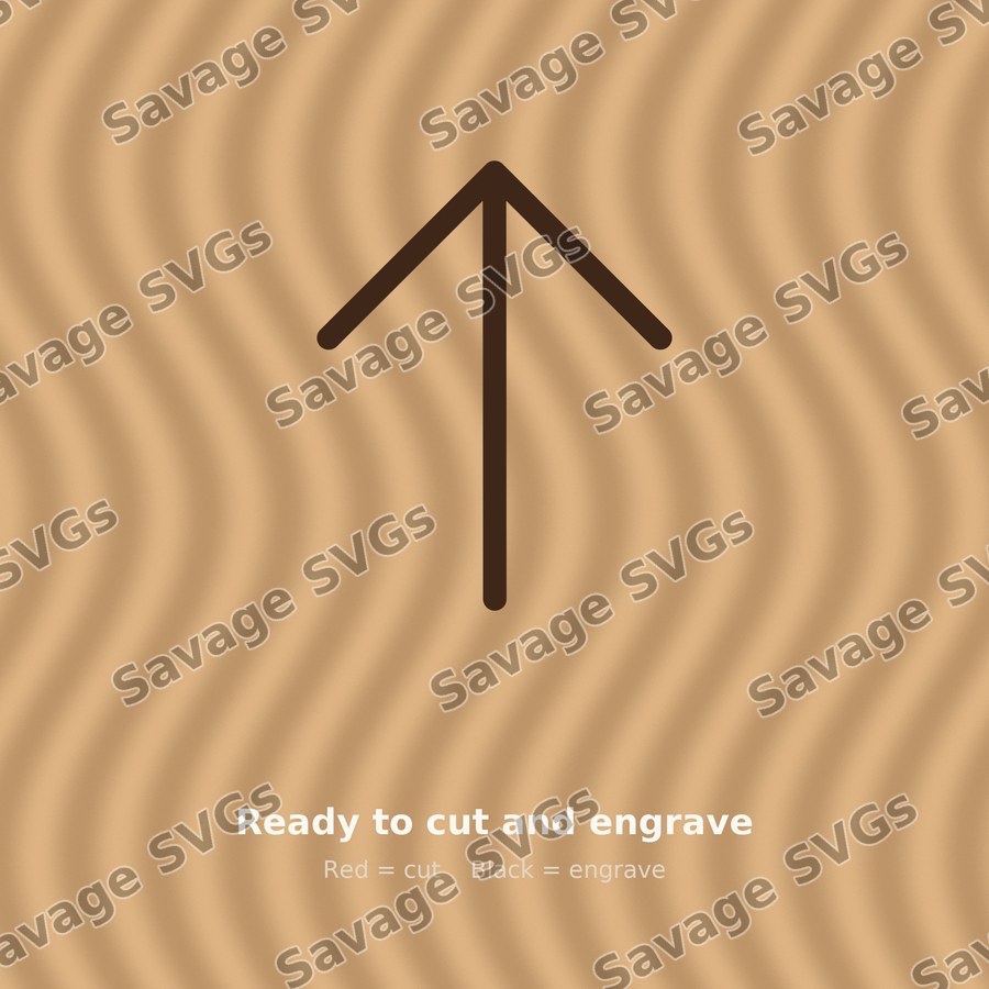 Arrow Up Outline