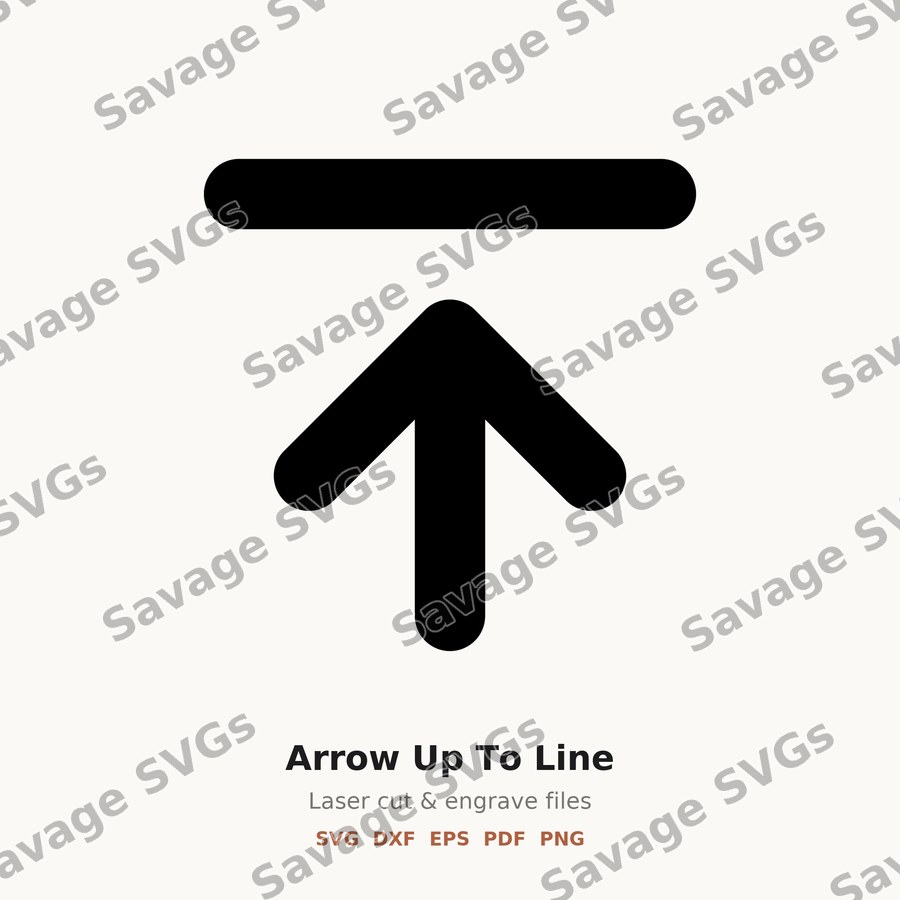 Arrow Up To Line