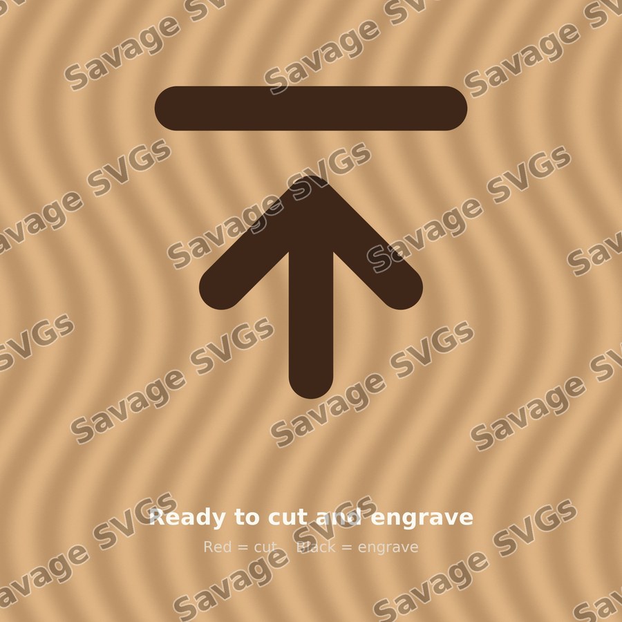 Arrow Up To Line