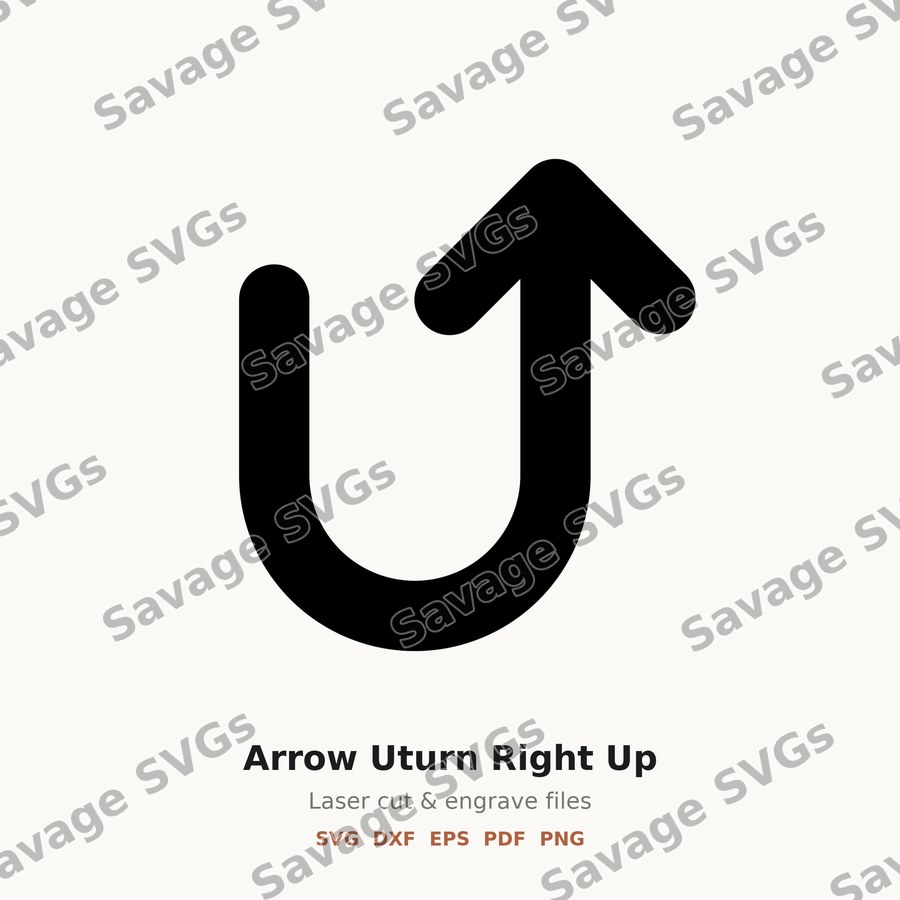 Arrow Uturn Right Up