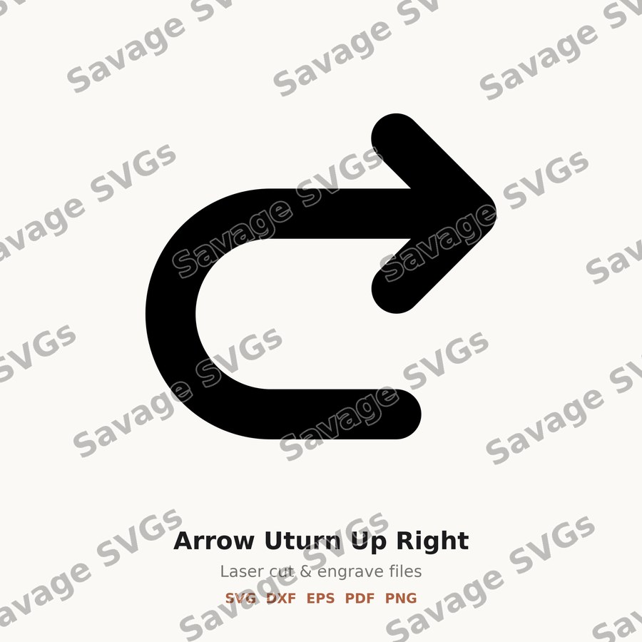 Arrow Uturn Up Right