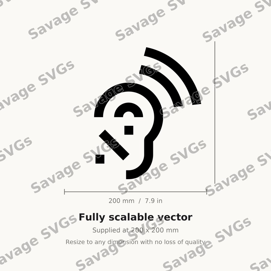 Assistive Listening Symbol