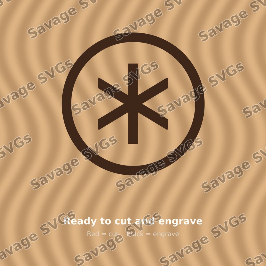 Asterisk Circle Icon
