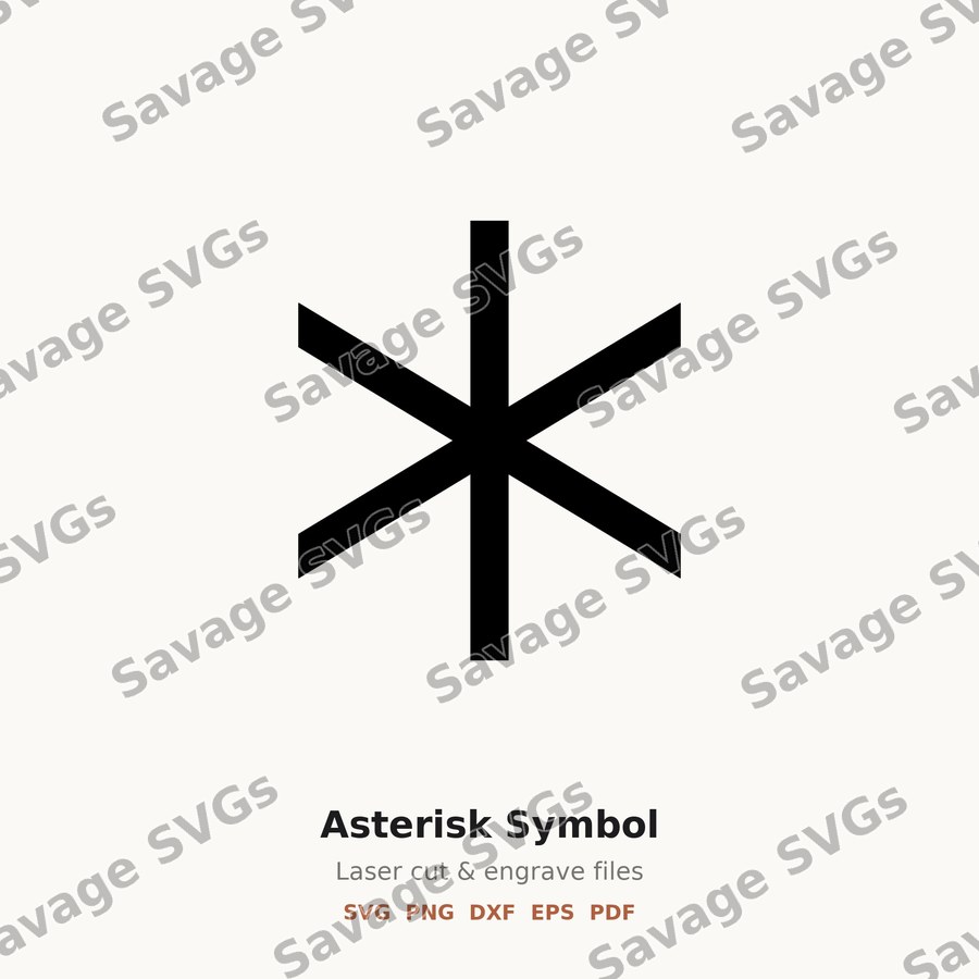Asterisk Symbol