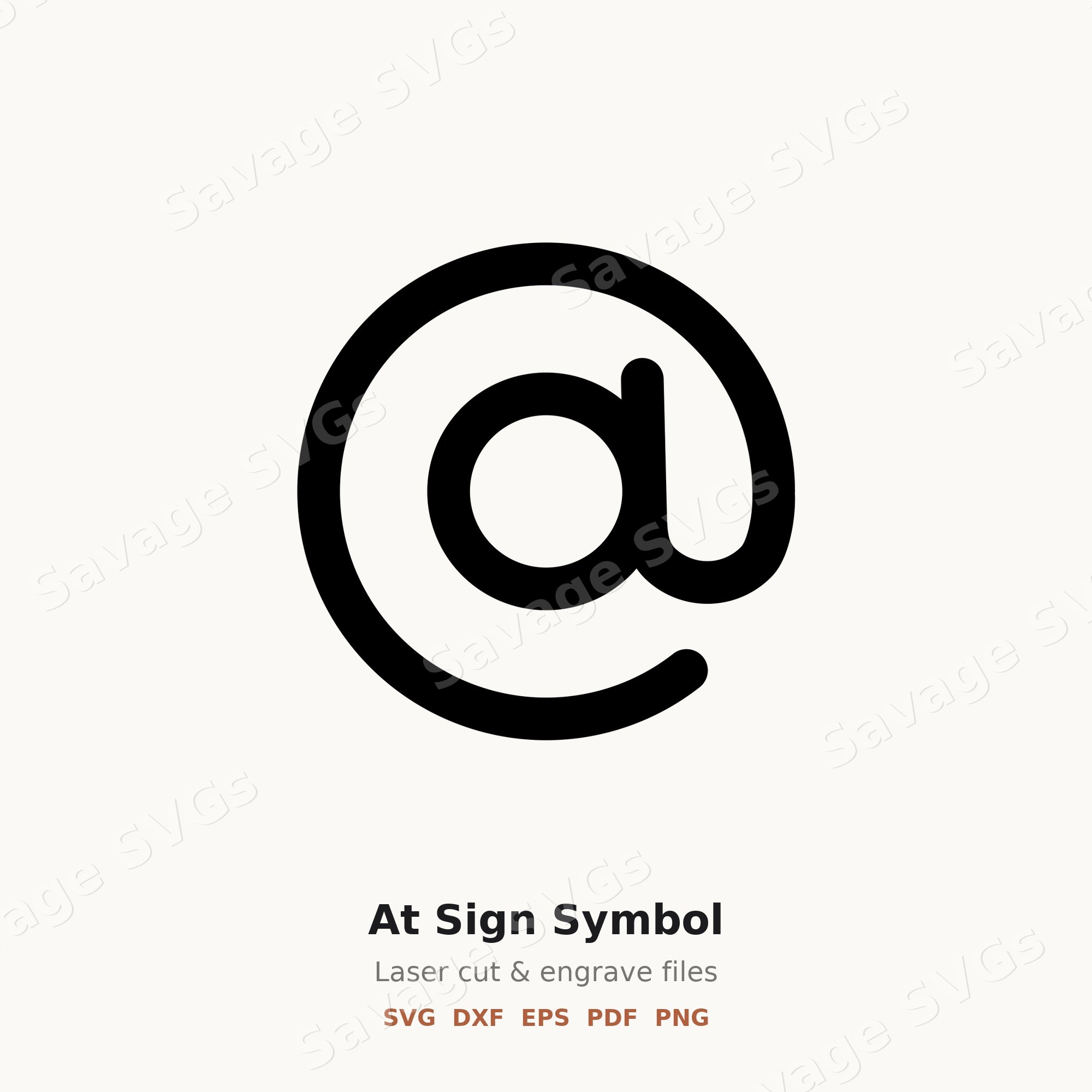At Sign Symbol