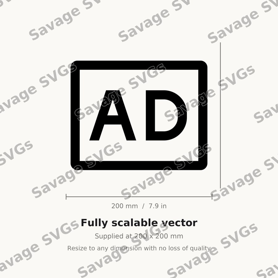 Audio Description Icon