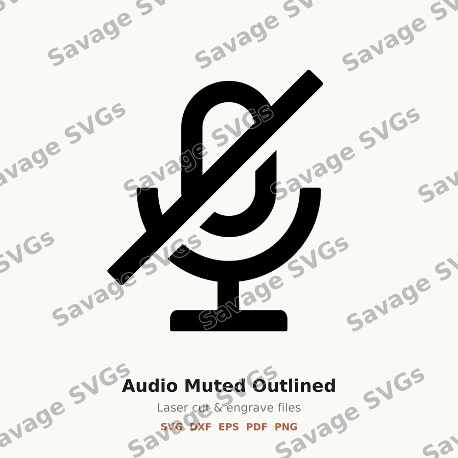 Audio Muted Outlined