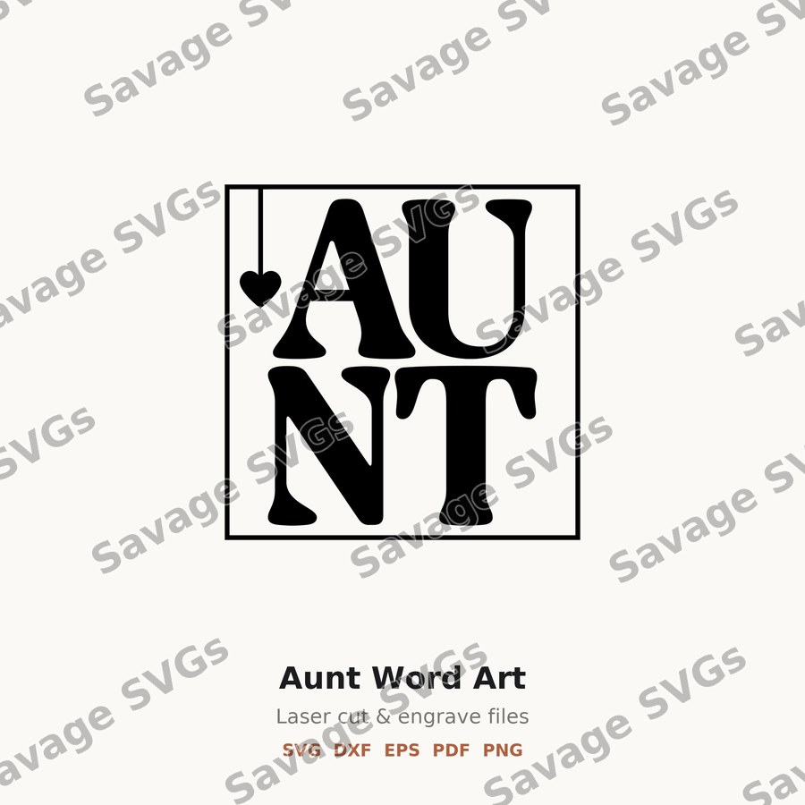 Aunt Word Art
