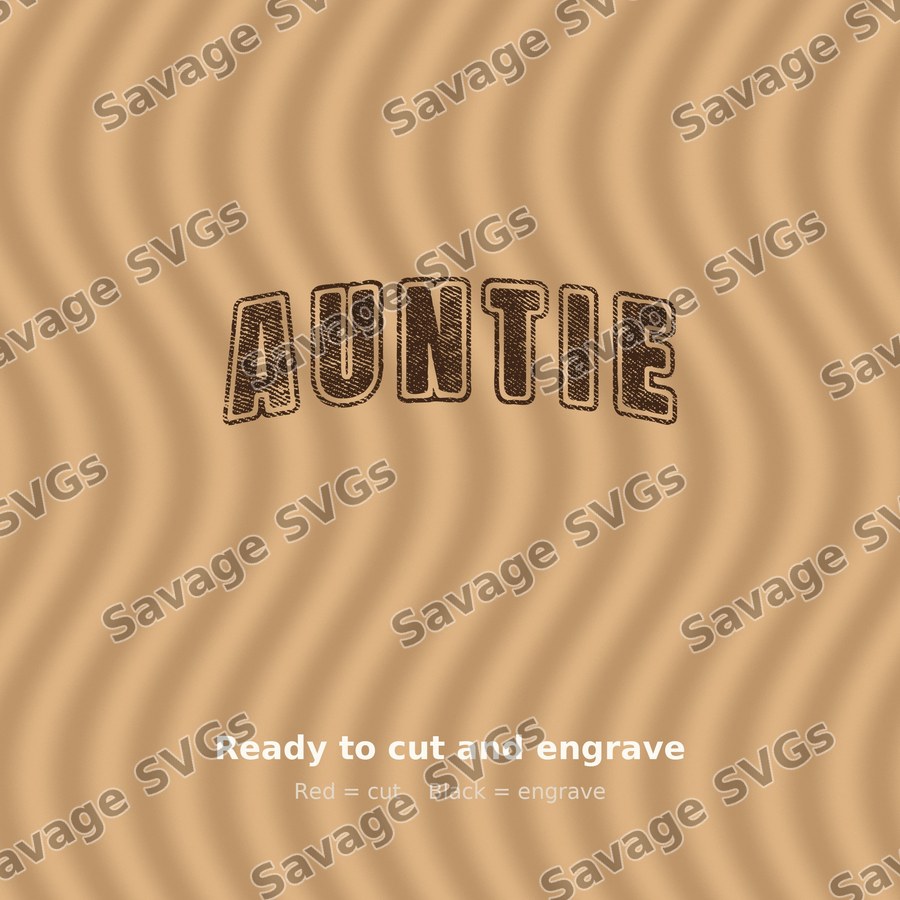 Auntie Word Art