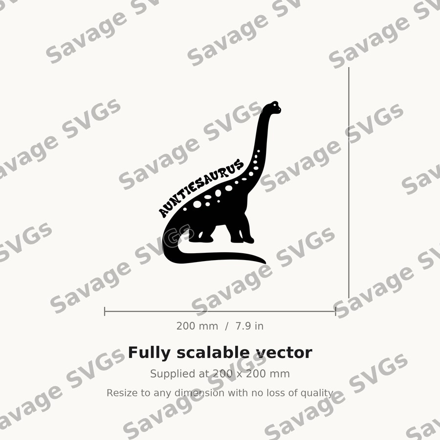 Auntiesaurus Dinosaur