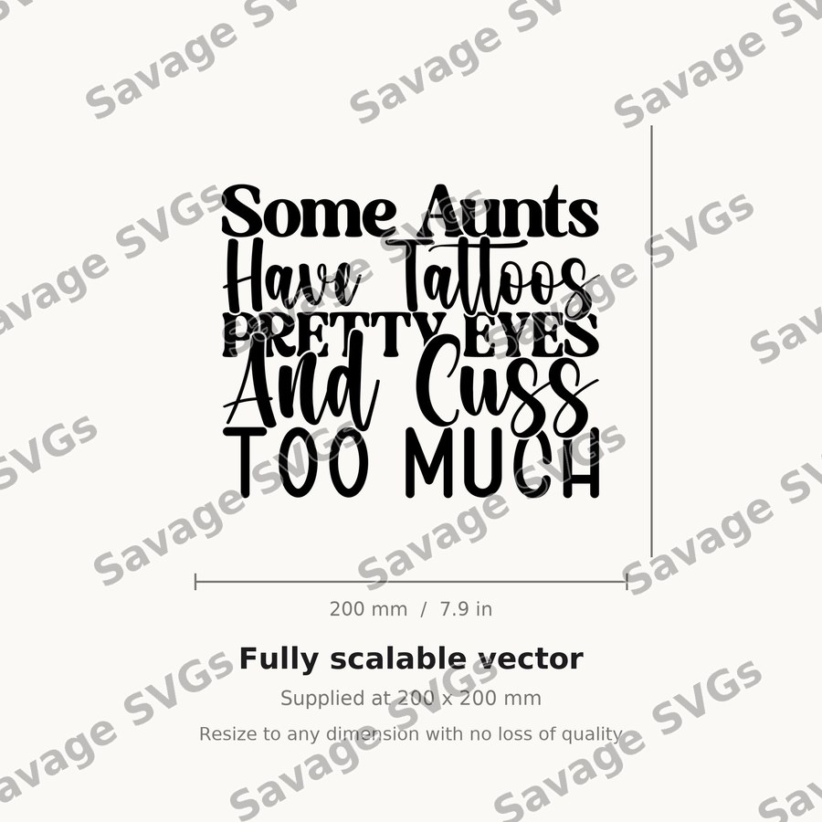Aunts Tattoos Quote
