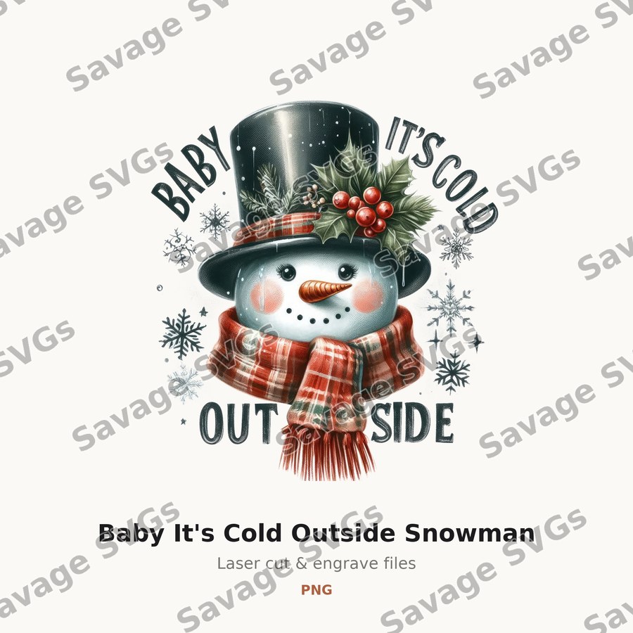 Baby It's Cold Outside Snowman