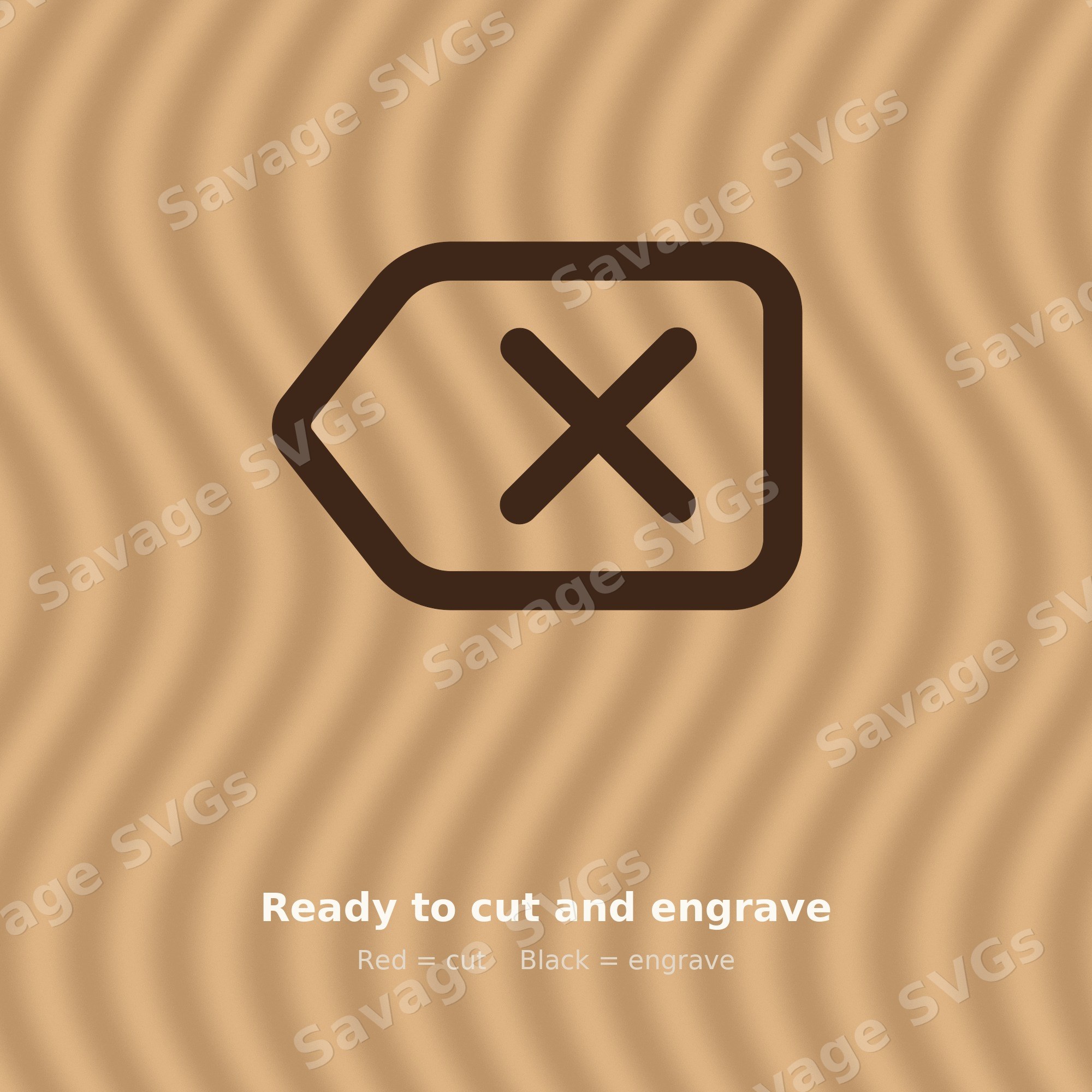 Backspace Key Icon