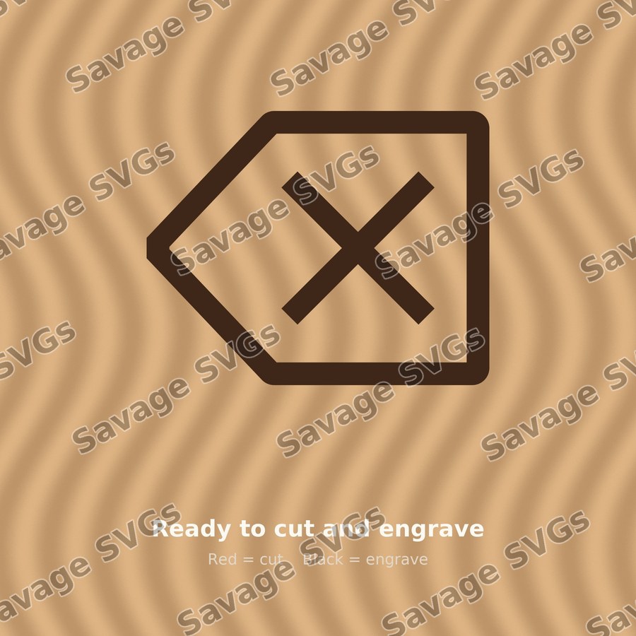 Backspace Key Icon