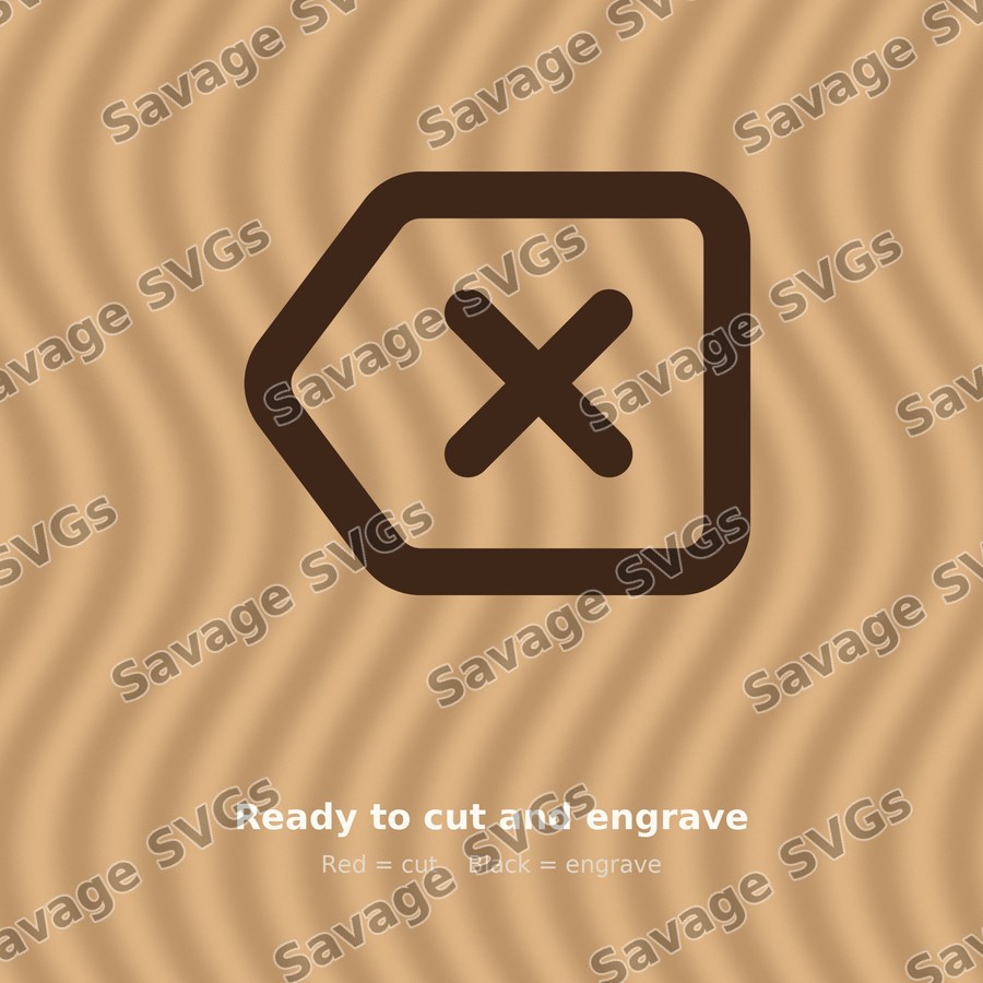 Backspace Key Icon