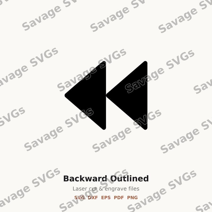 Backward Outlined