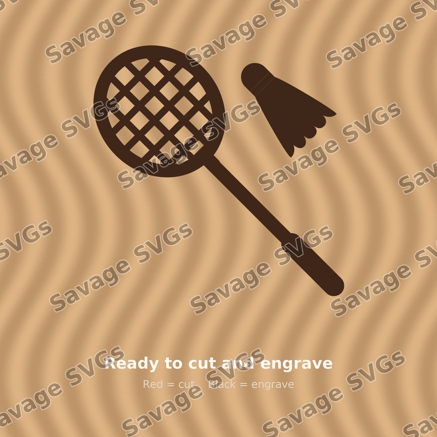 Badminton Racket And Shuttlecock