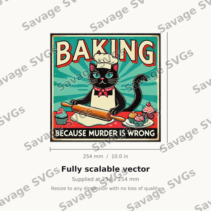 Baking Because Murder Is Wrong