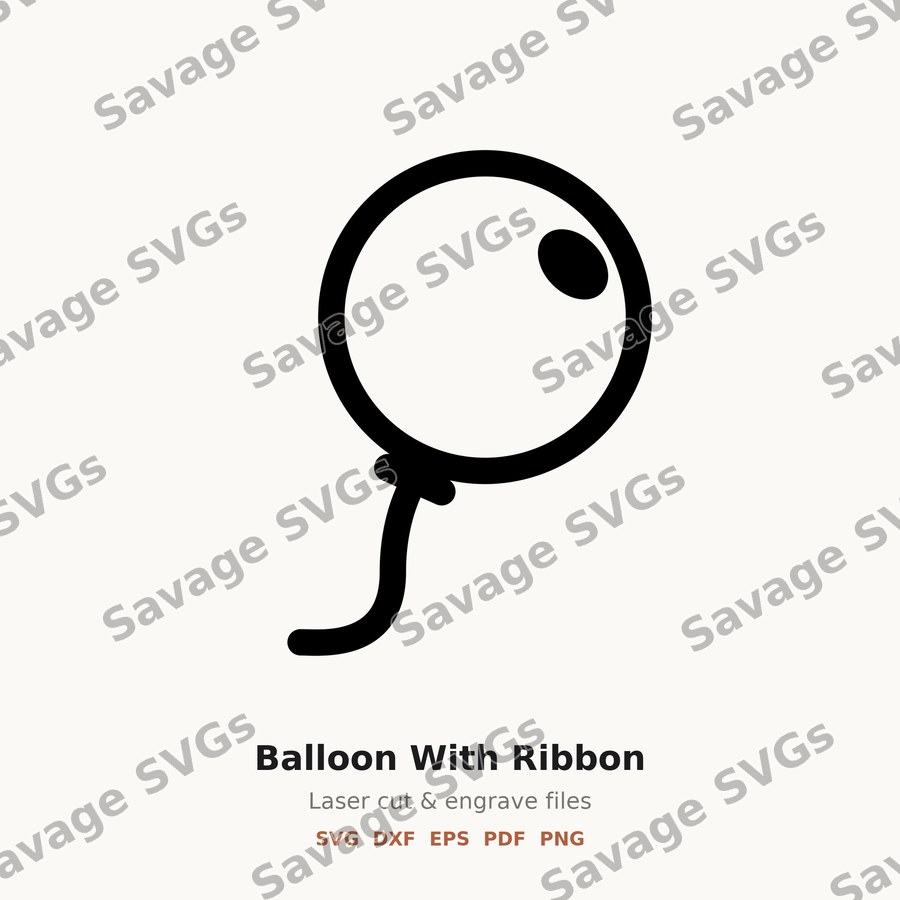 Balloon With Ribbon