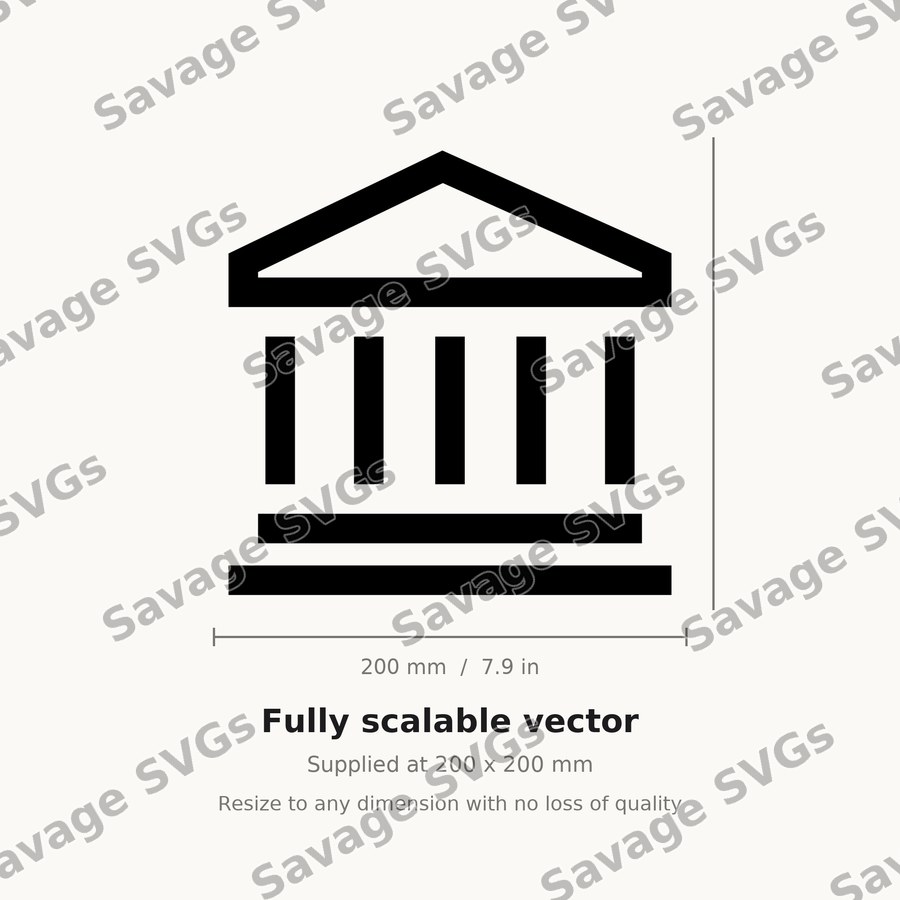 Bank Building Icon