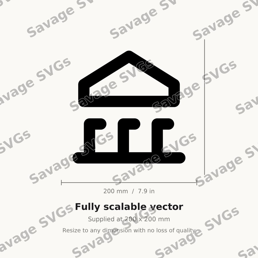 Bank Building Icon