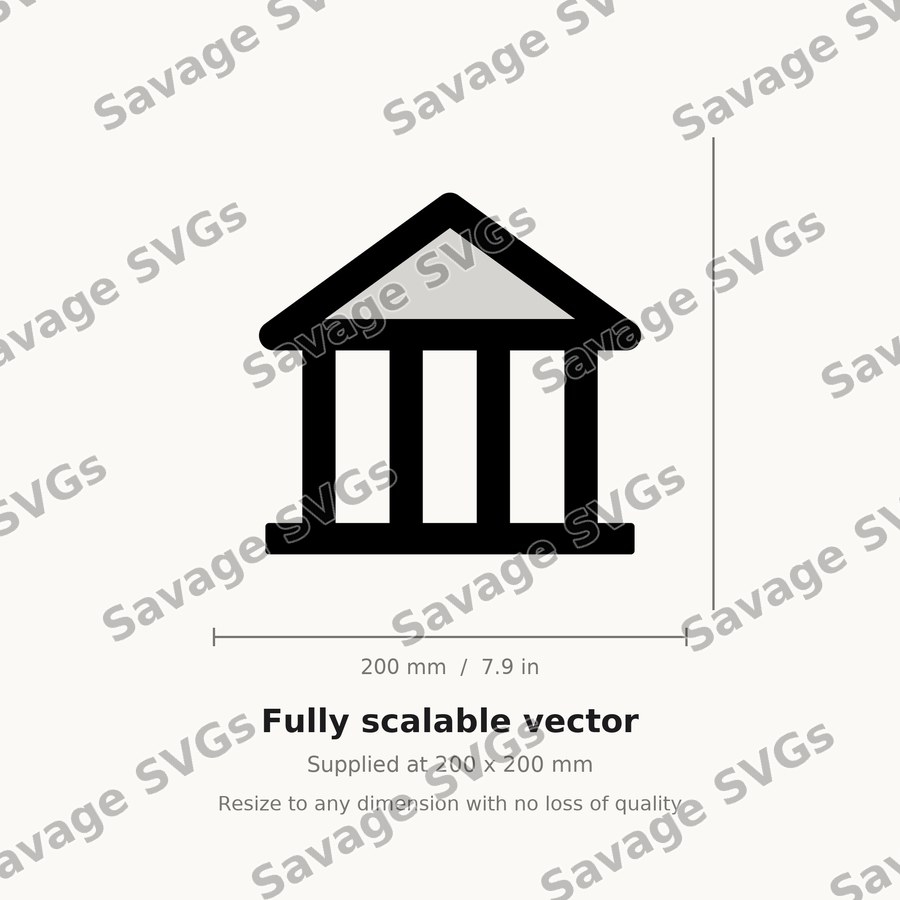 Bank Building Icon