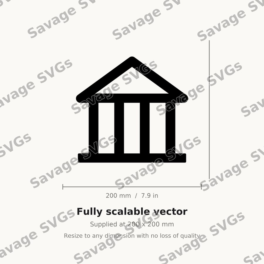 Bank Building Icon