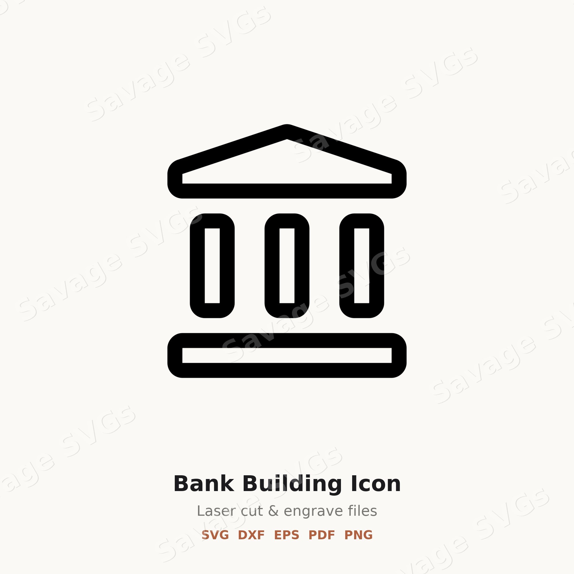 Bank Building Icon