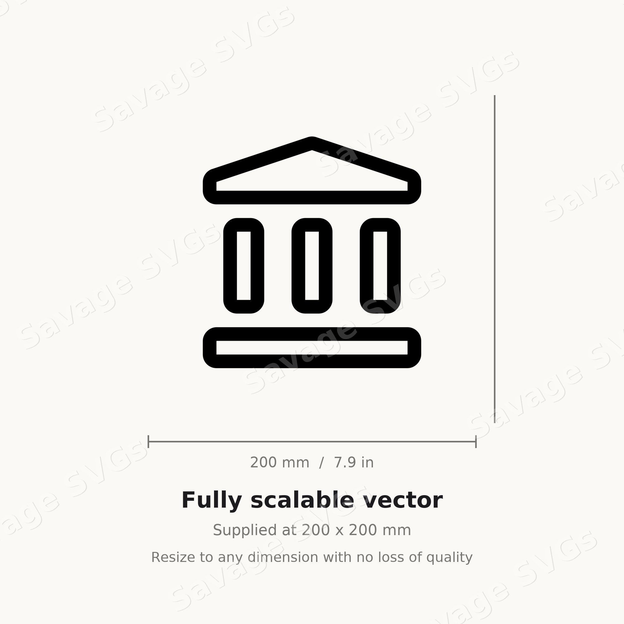 Bank Building Icon