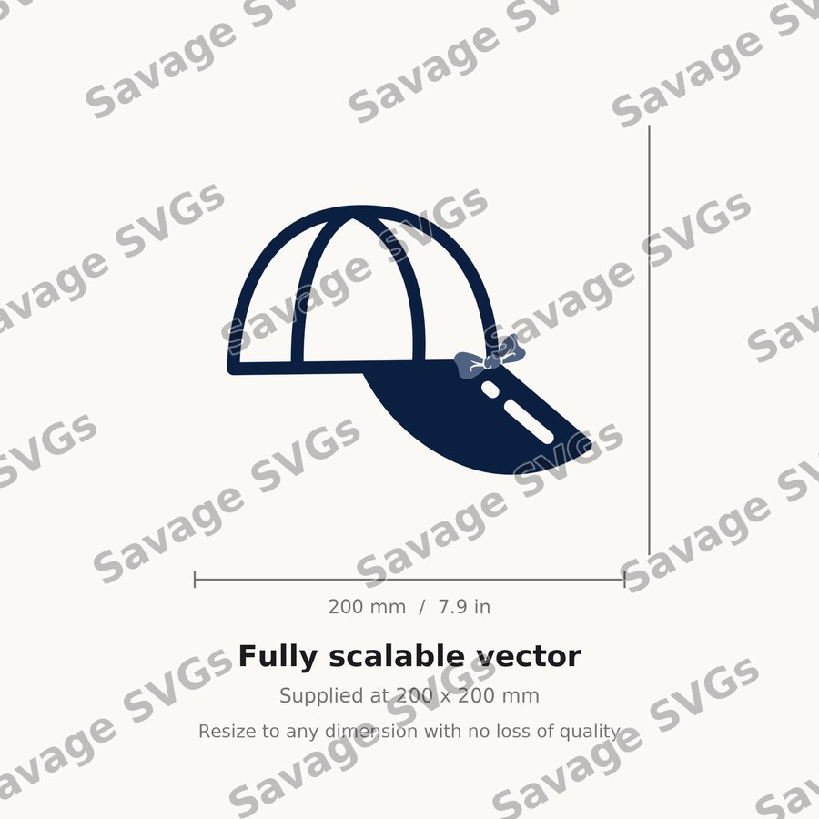 Baseball Cap With Bow