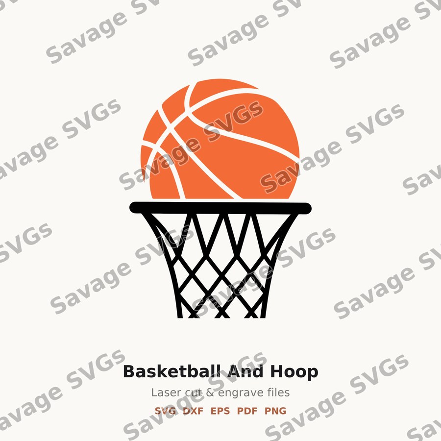 Basketball And Hoop