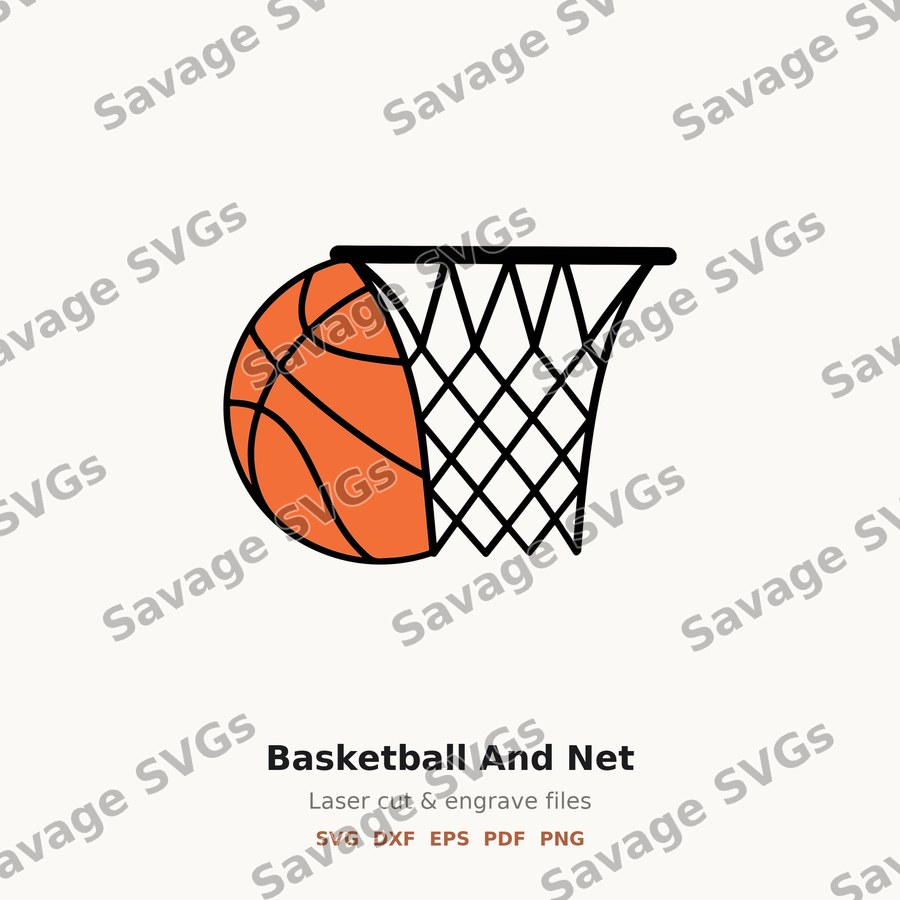 Basketball And Net