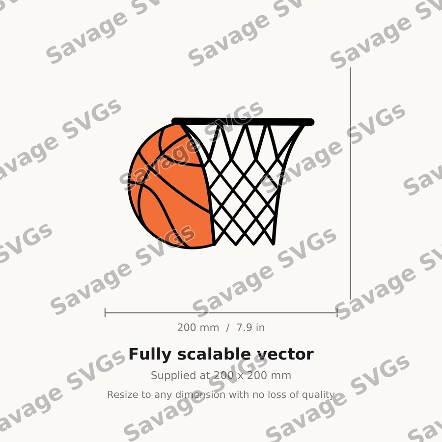 Basketball And Net