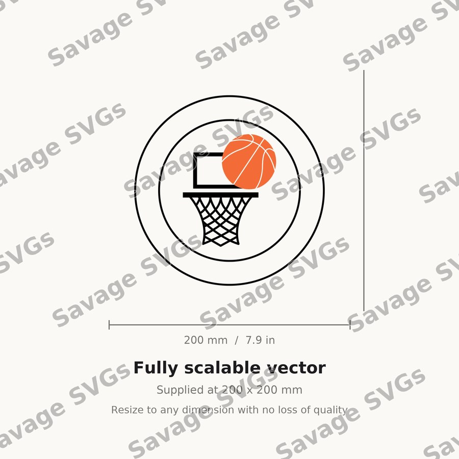 Basketball Hoop Icon
