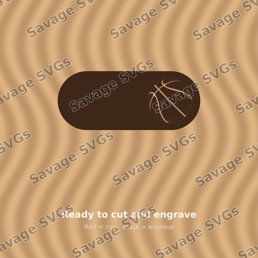 Basketball Name Plate