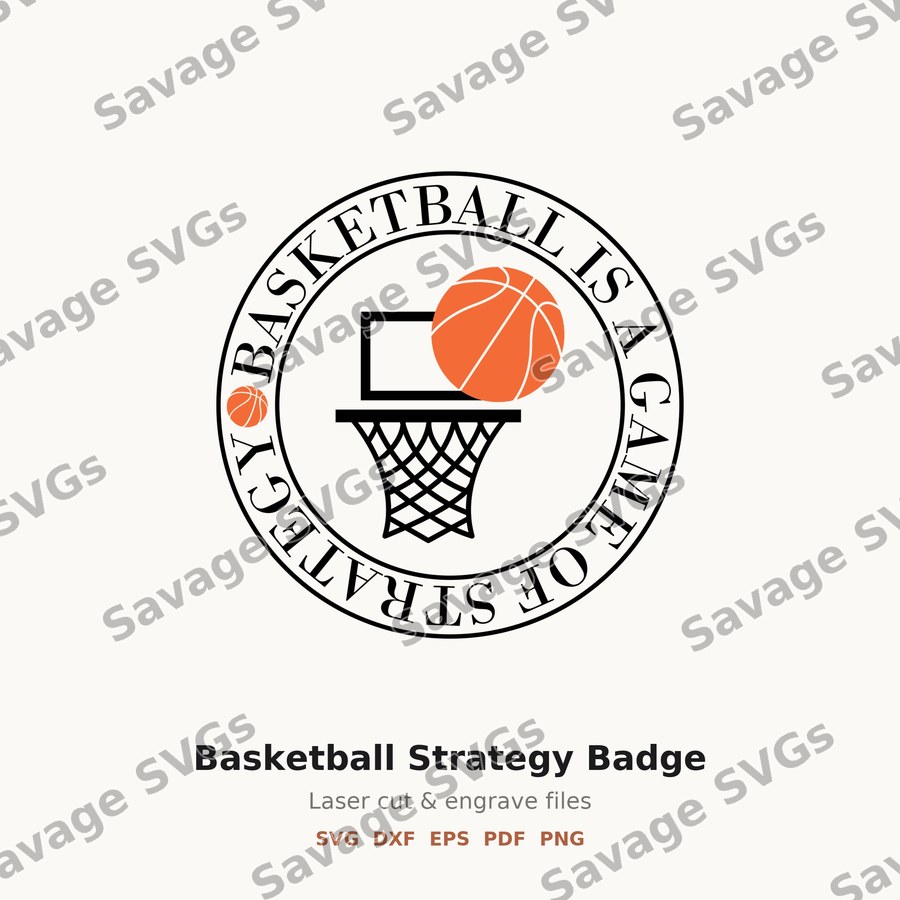 Basketball Strategy Badge