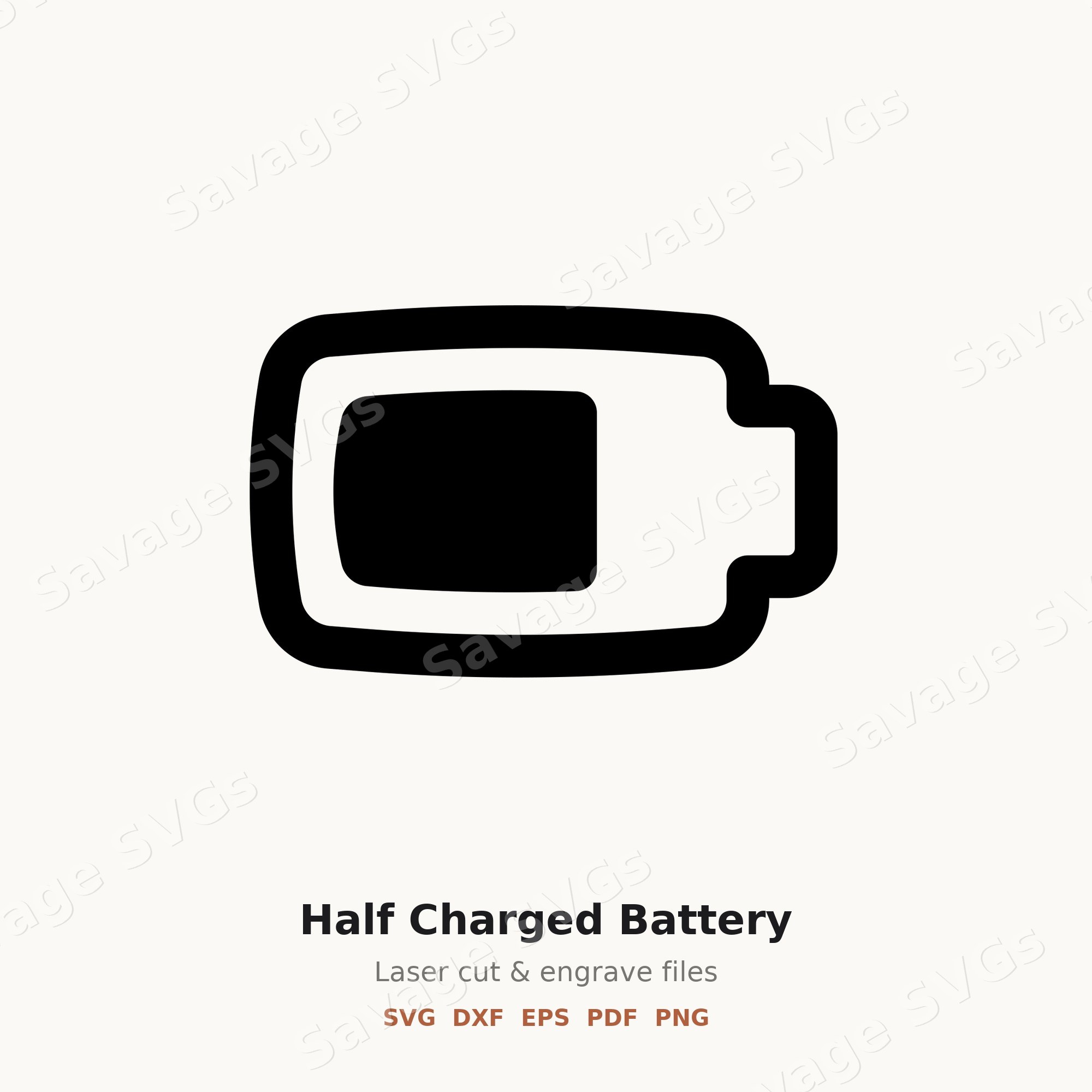 Half Charged Battery