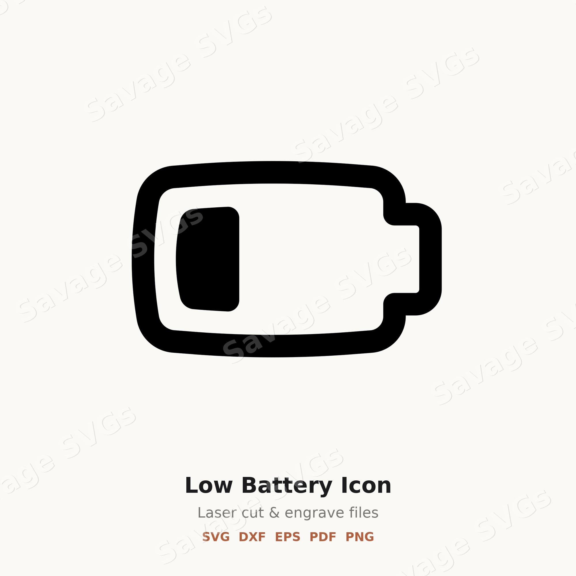 Low Battery Icon