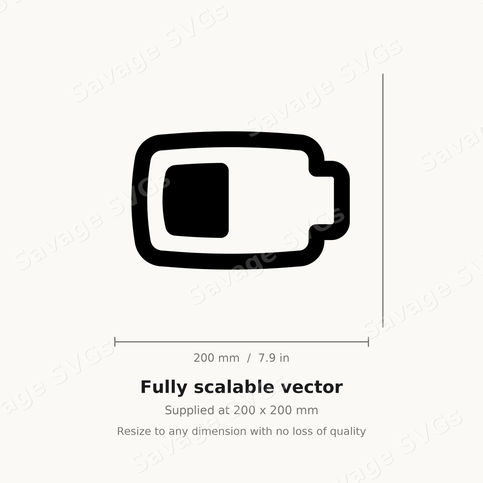 Half Battery Icon