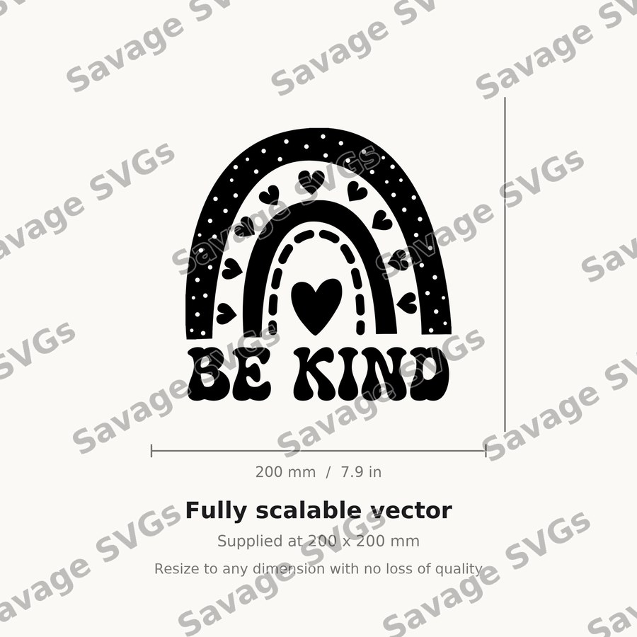 Be Kind Rainbow